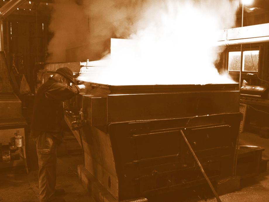 Boiling down the sap