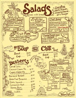 Salad Menu