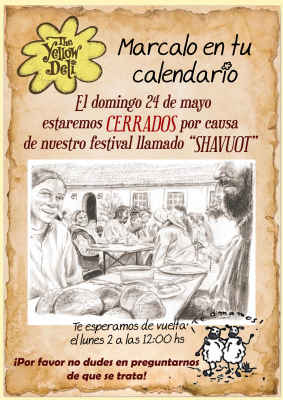 ¡Atención! 24 de Mayo. CERRADOS.